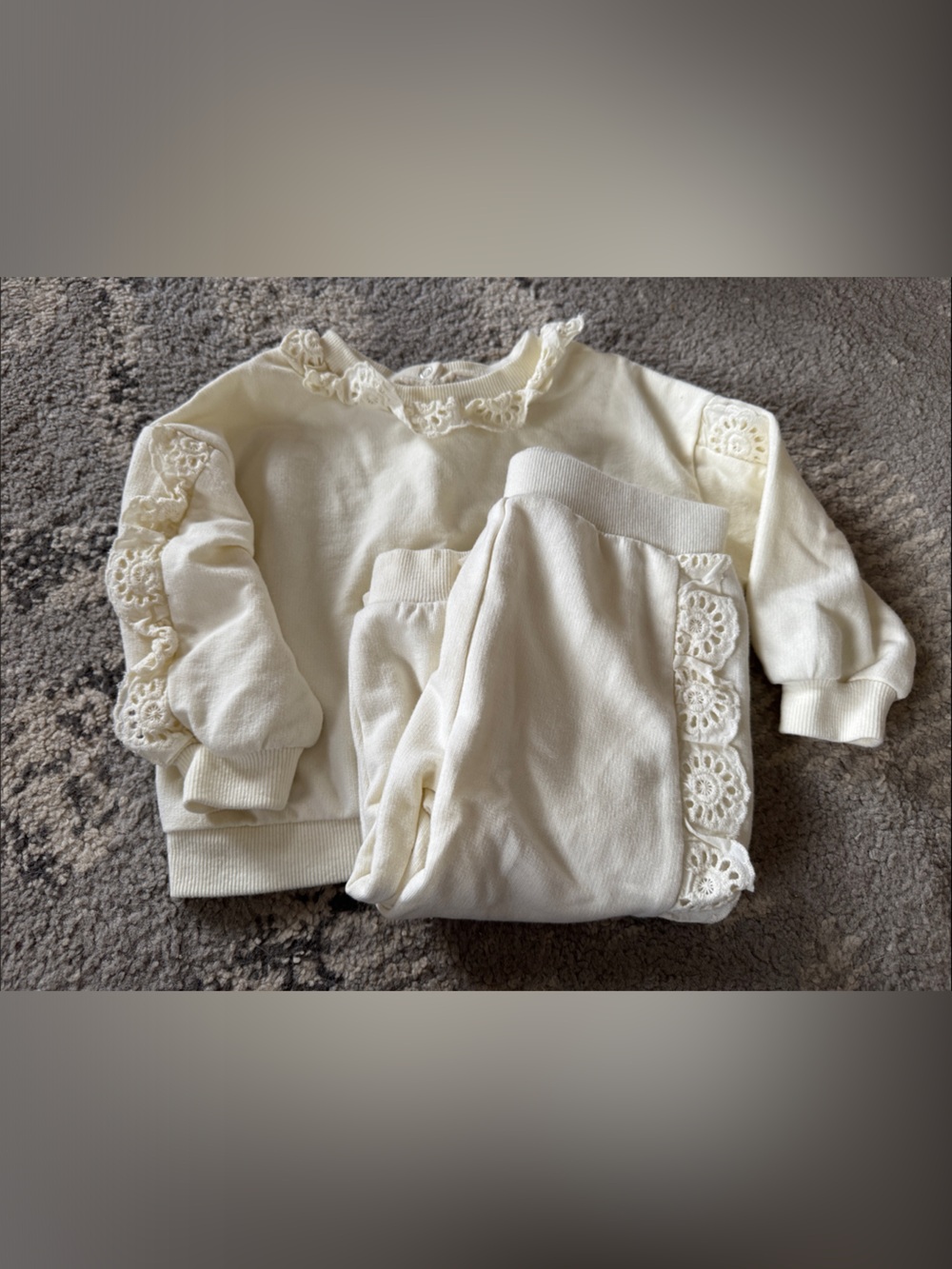 Habitual Kids Lace Eyelet set